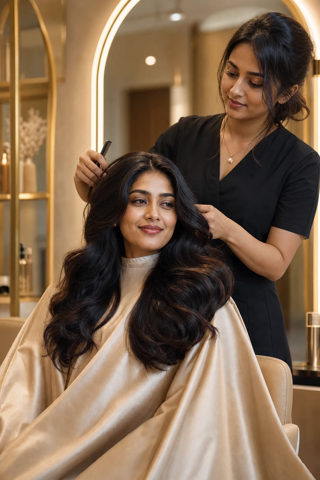 Luxury hair styling at Rayslight